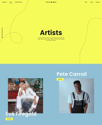 Artists Layout