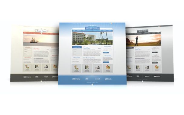 Royal Plaza template – July 2010 YOOtheme club template