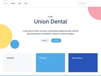 Union Dental Joomla Template Default Style
