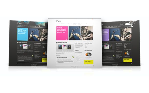 Pure template – November 2010 YOOtheme club template
