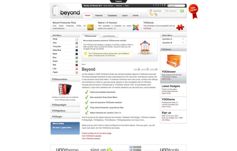 Beyond Joomla Template