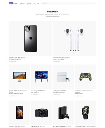Best Deals Layout