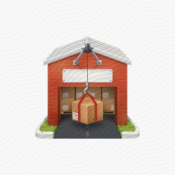 Warehouse No Label Icon