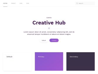 White-Purple Style