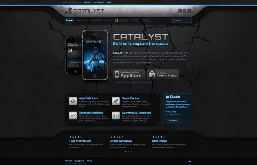Catalyst Joomla Template