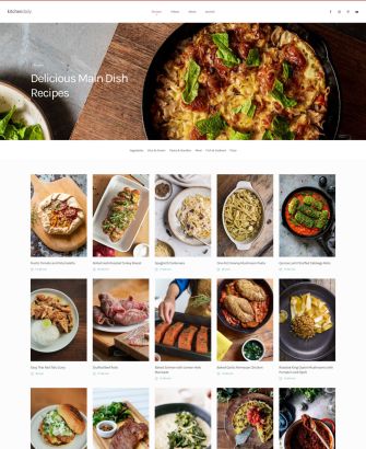 Recipe Category Layout