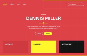 Colored Yellow Style