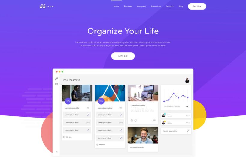 Flow Joomla Template