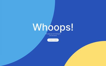 Union Dental Joomla template Error 404 Layout