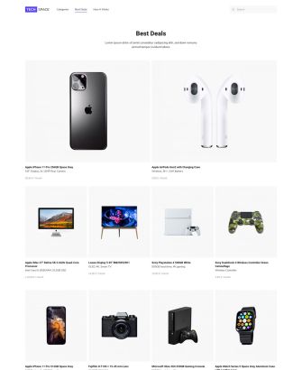 Best Deals Layout