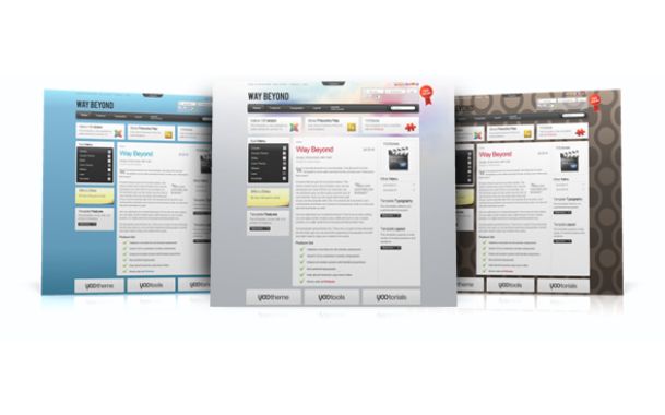 Way Beyond template – January 09 YOOtheme club template