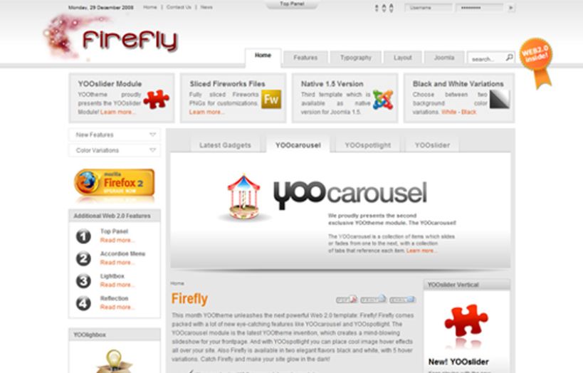 Firefly Joomla Template