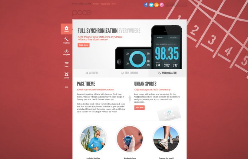 Pace Joomla Template