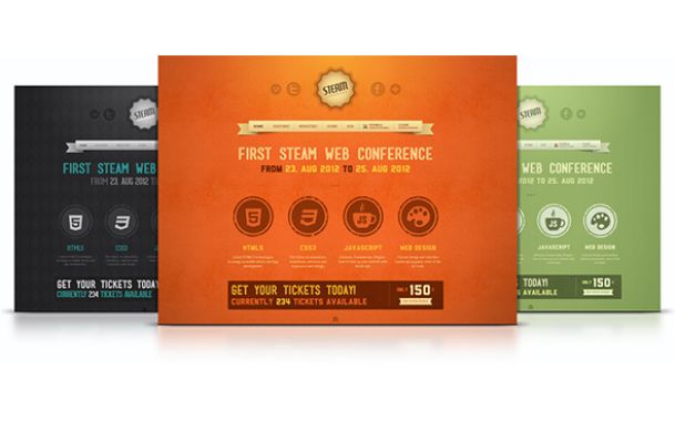Steam Theme – June 2012 YOOtheme club theme