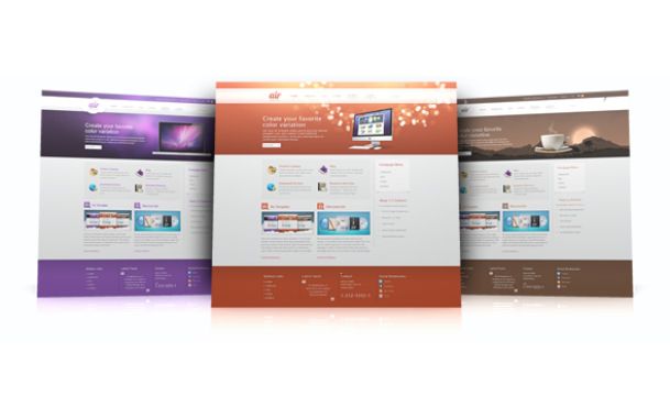 Air template – October 2010 YOOtheme club template