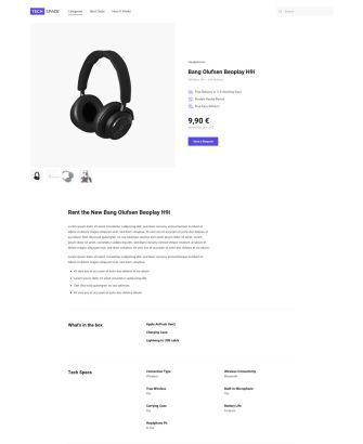 Product Post Layout