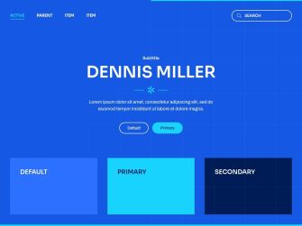 Colored Blue Style