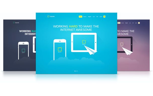 Square Theme – November 2013 YOOtheme club theme