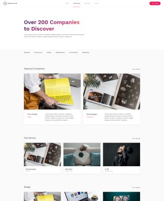 Companies Layout