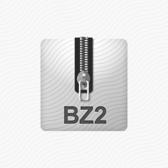 Archive White Bz2 Icon