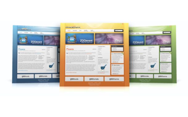 Phoenix template – July 09 YOOtheme club template