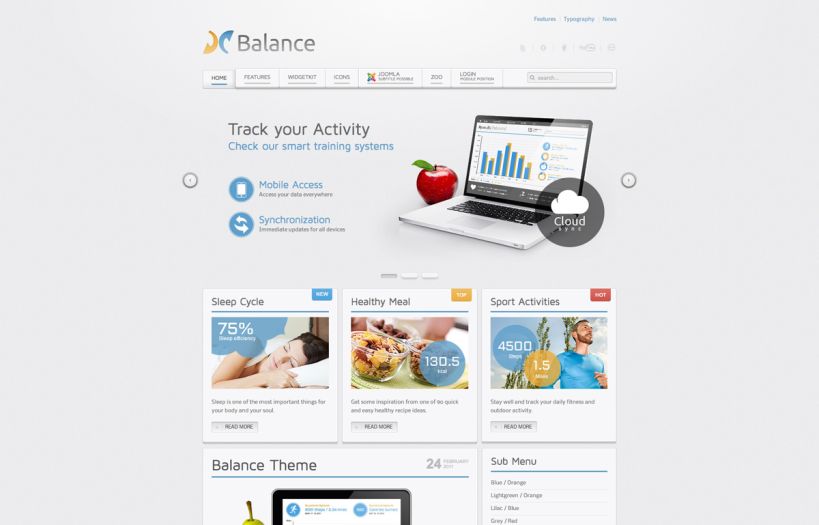 Balance Joomla Template