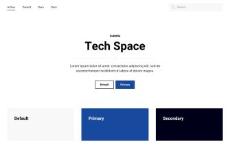 White-Darkblue Style