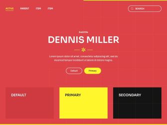 Colored Yellow Style