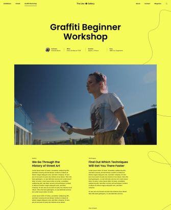 Graffiti Workshop Layout