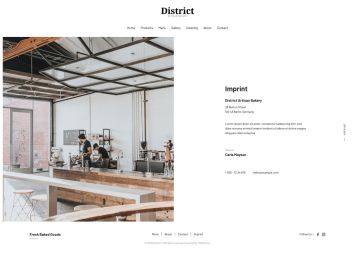 Imprint Layout