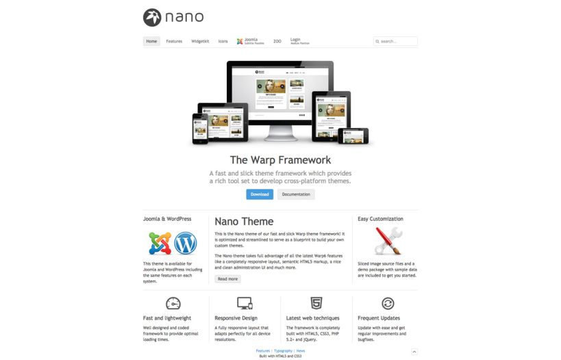 Nano 2 Joomla Template