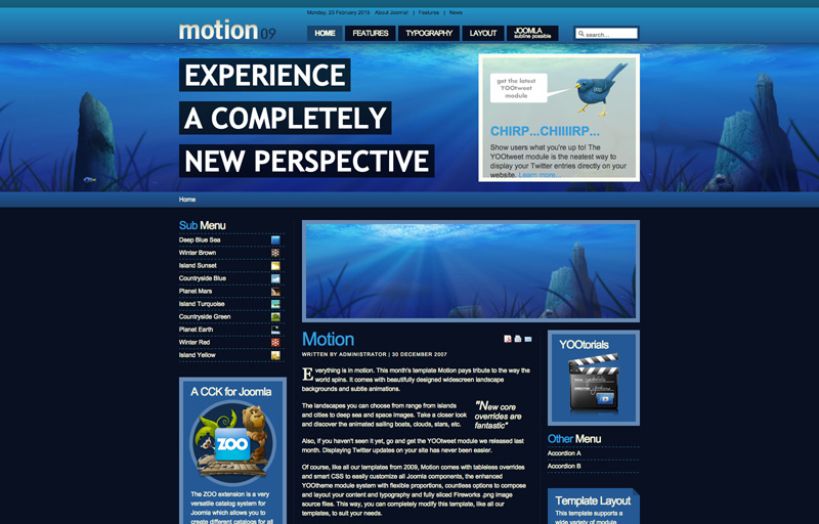 Motion Joomla Template