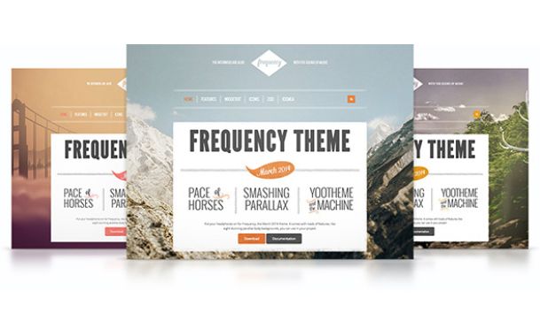Frequency Theme – March 2014 YOOtheme club theme
