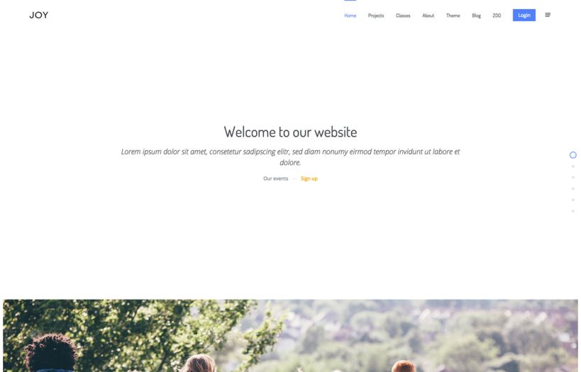 Joy Joomla Template