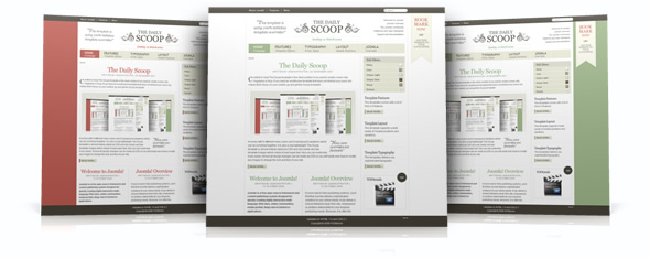 Scoop template – March 09 YOOtheme club template