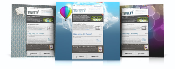 Tweety template – April 09 YOOtheme club template
