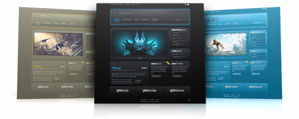 Planet template – January 2010 YOOtheme club template
