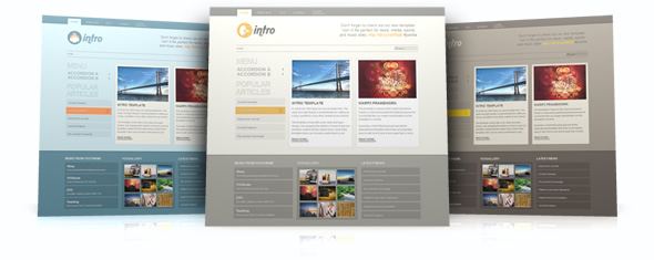 Intro template – March 2010 YOOtheme club template