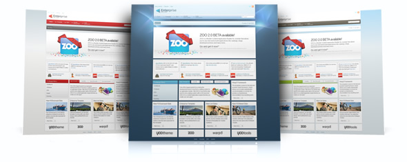 Enterprise template – April 2010 YOOtheme club template