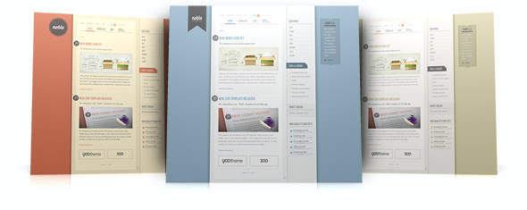 Noble template – September 2010 YOOtheme club template