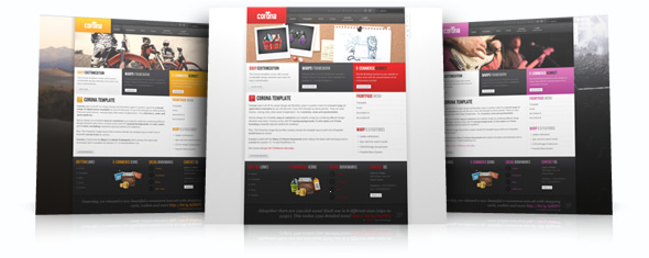 Corona template – March 2011 YOOtheme club template