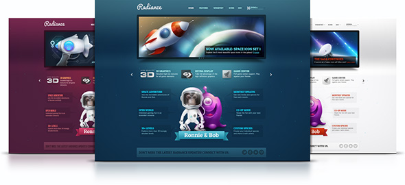 Radiance Theme – April 2012 YOOtheme club theme