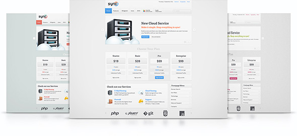 Sync Theme – October 2012 YOOtheme club theme