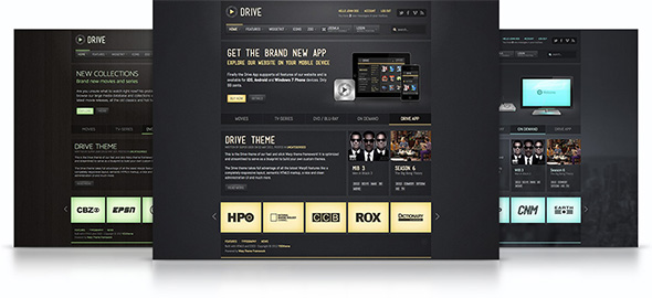 Drive Theme – December 2012 YOOtheme club theme
