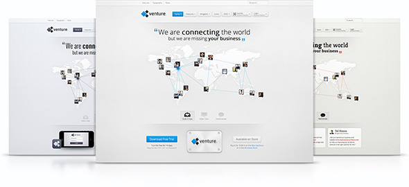 Venture Theme – May 2013 YOOtheme club theme