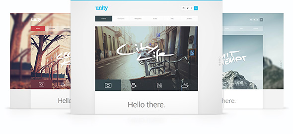 Unity Theme – August 2014 YOOtheme club theme