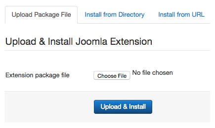 Install a Joomla extension