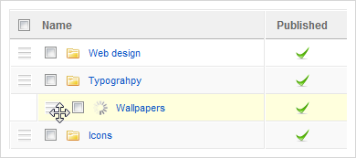 ZOO 2.0 Usability Improvements - Drag 'n Drop Categories Sorting