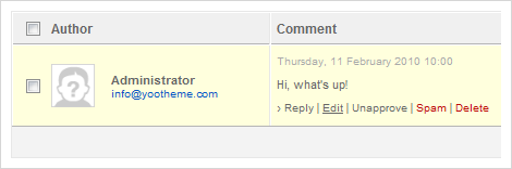 ZOO 2.0 Usability Improvements - Action Links