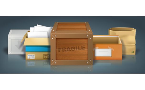 Boxes Icon Set - Released for August 2010